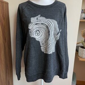 Wisconsin State Crewneck Sweatshirt